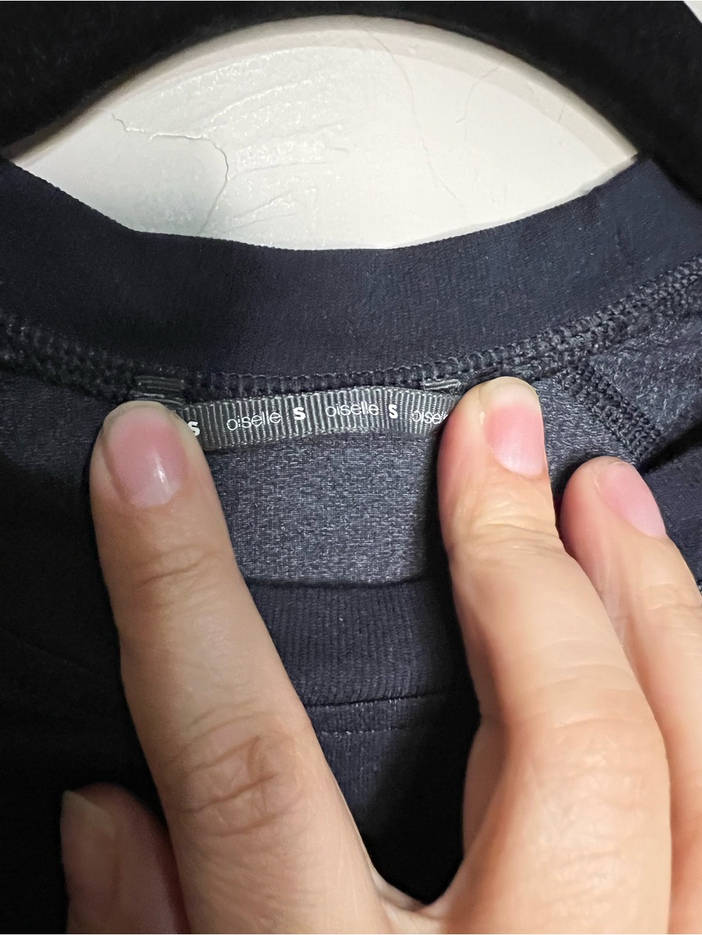 Oiselle Flyte Black Bird Print Long Sleeve Running Athletic Performance Top - Picture 4 of 6